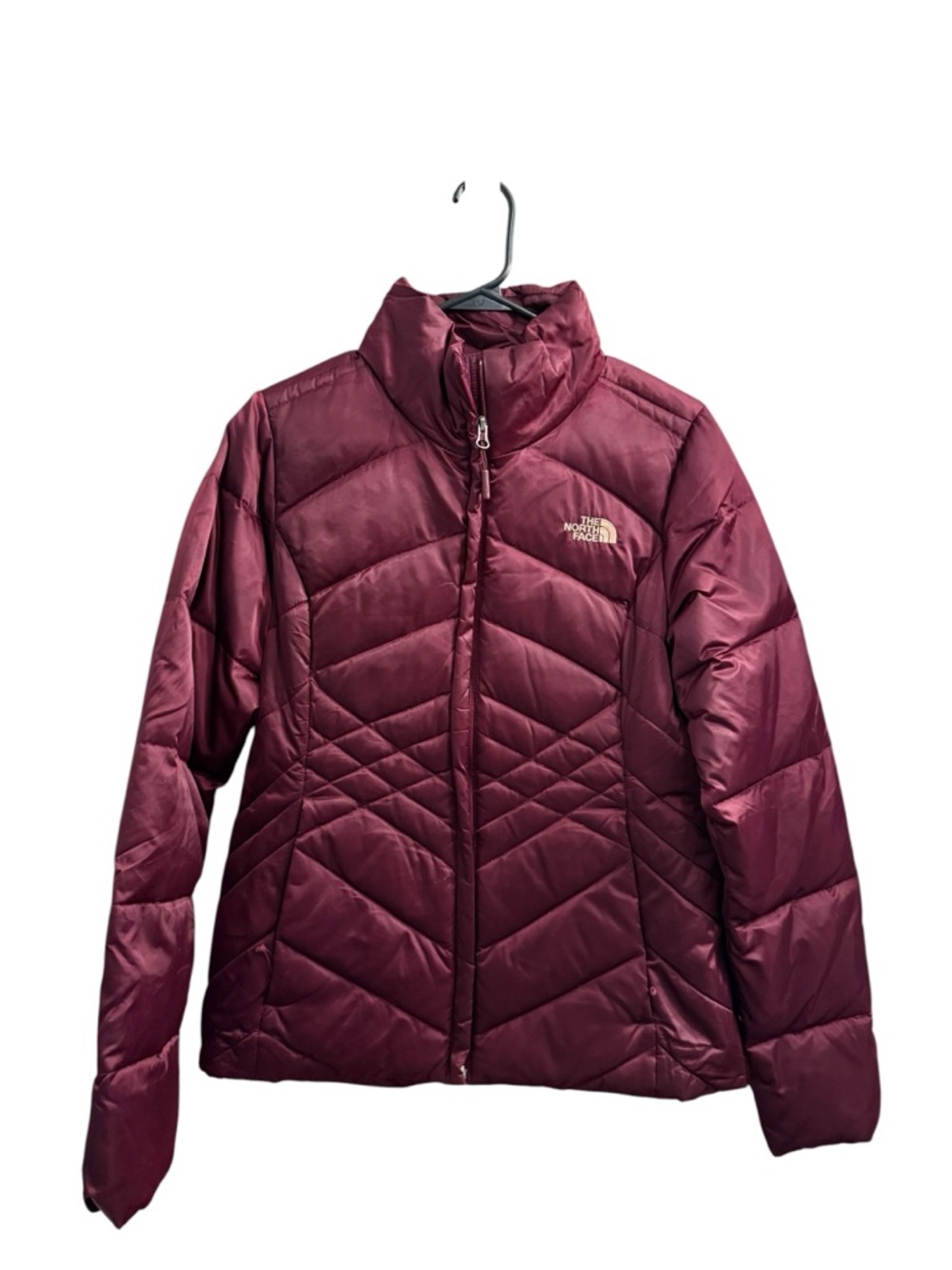 The North Face Women's Maroon Quilted Puffer Jacket